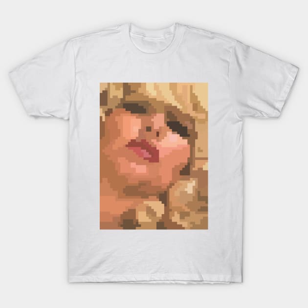 Pixel Art (retro blond girl) T-Shirt by Dmitry_Buldakov